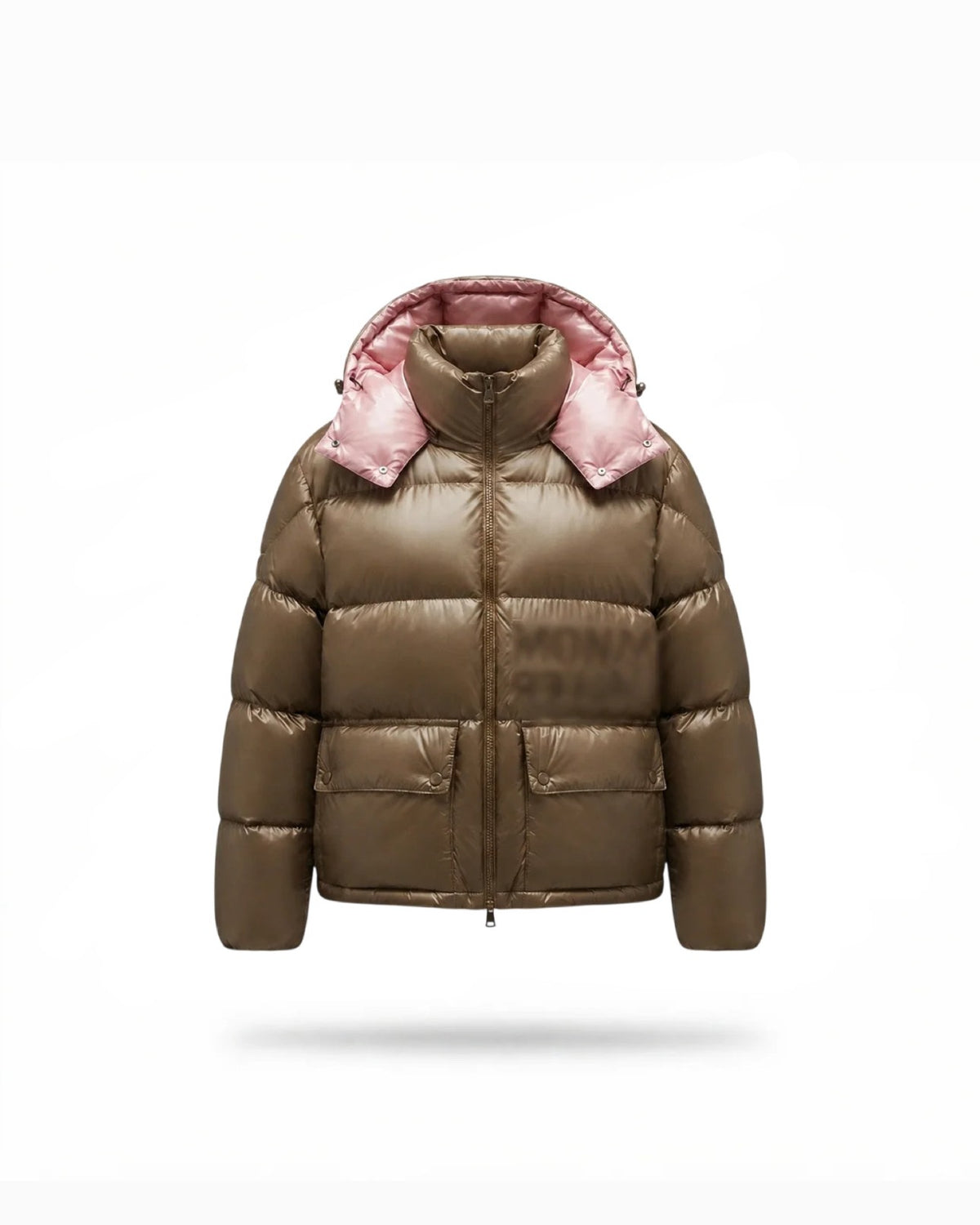 Puffer jacket Green Abbaye Short Down