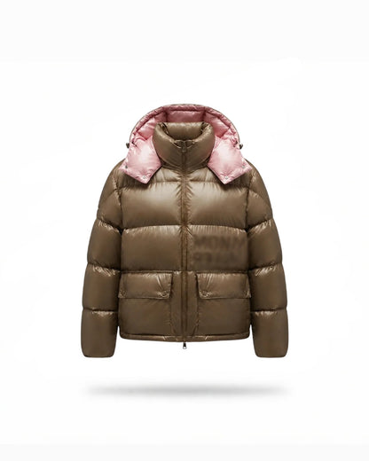 Puffer jacket Green Abbaye Short Down