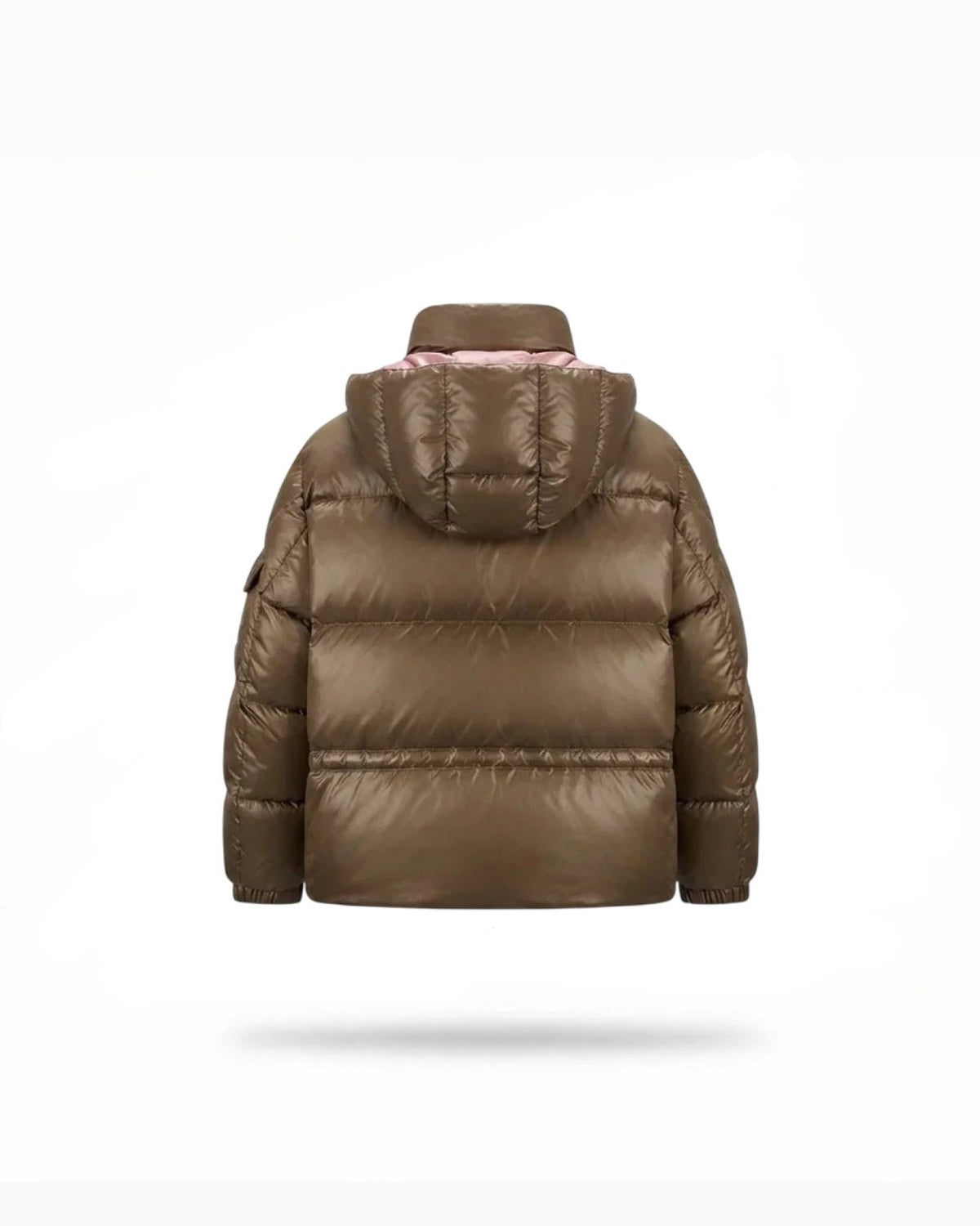 Puffer jacket Green Abbaye Short Down
