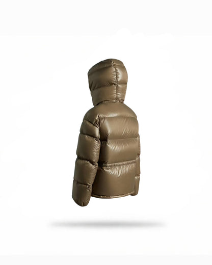 Puffer jacket Green Abbaye Short Down