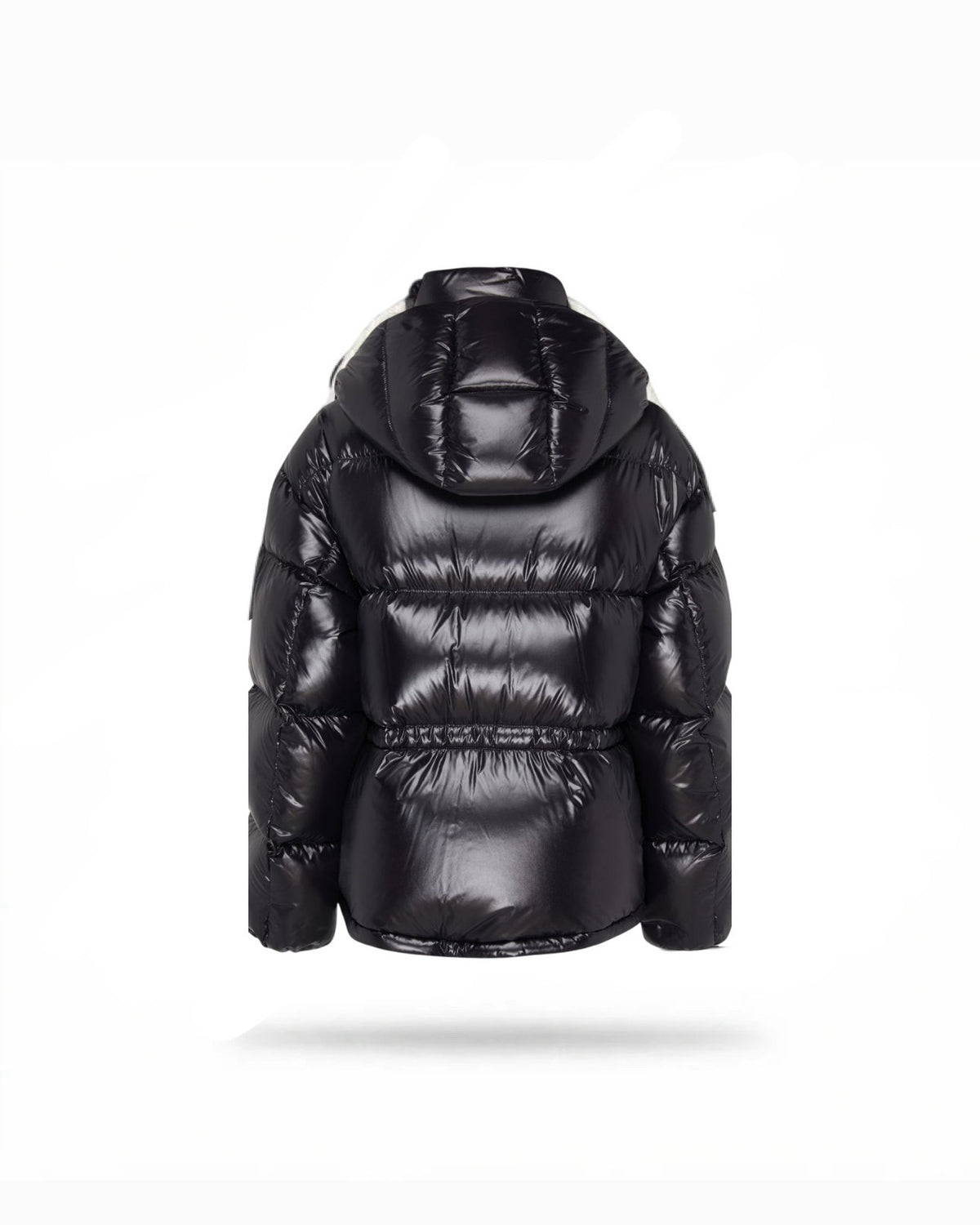 Puffer jacket Black Abbaye Short Down
