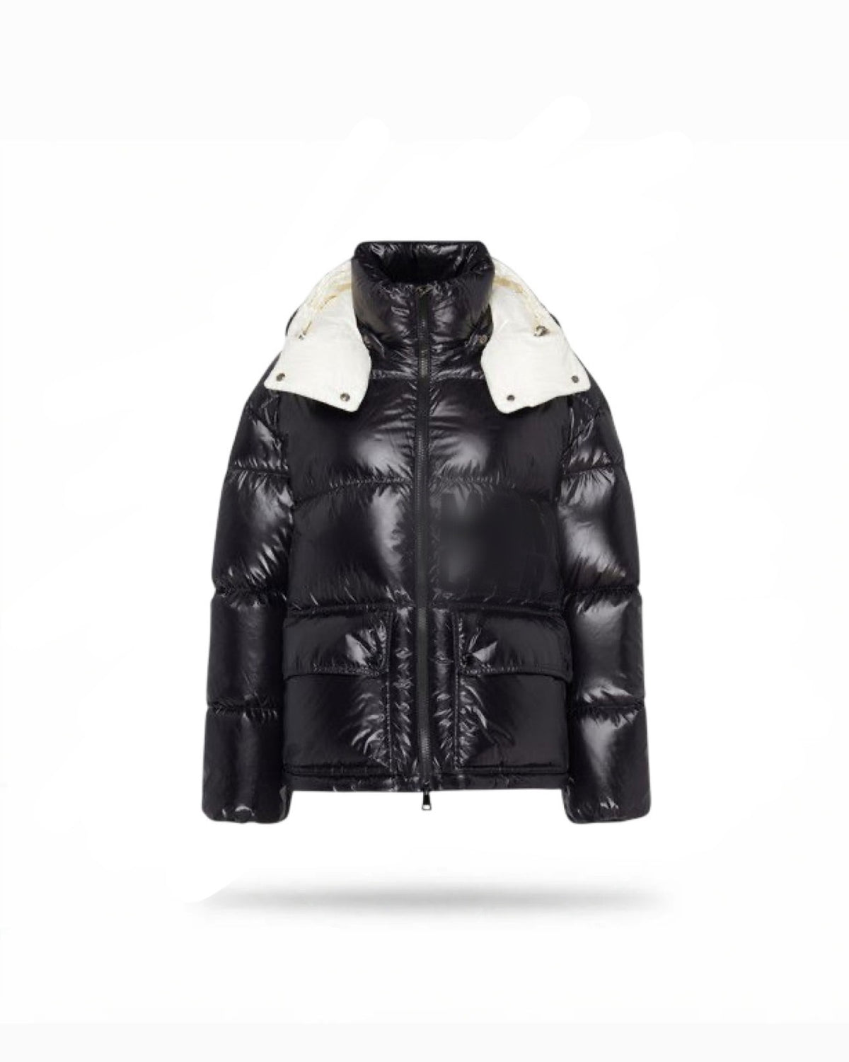Puffer jacket Black Abbaye Short Down