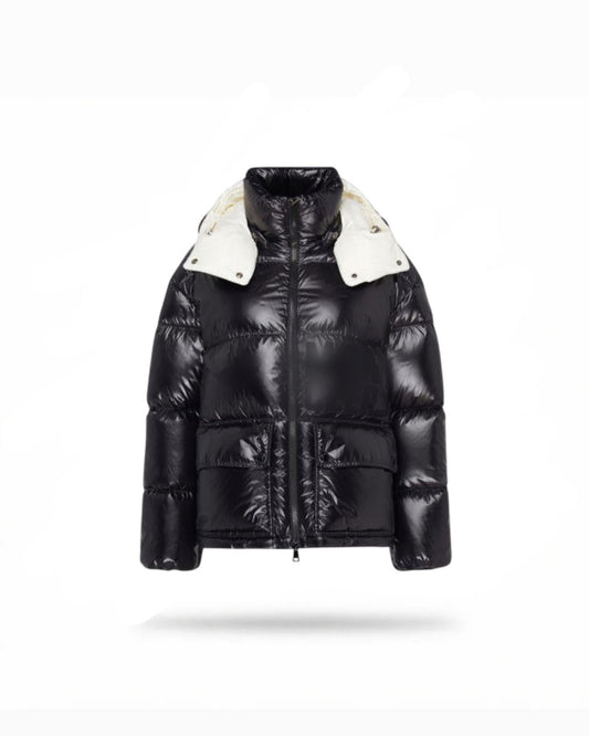Puffer jacket Black Abbaye Short Down